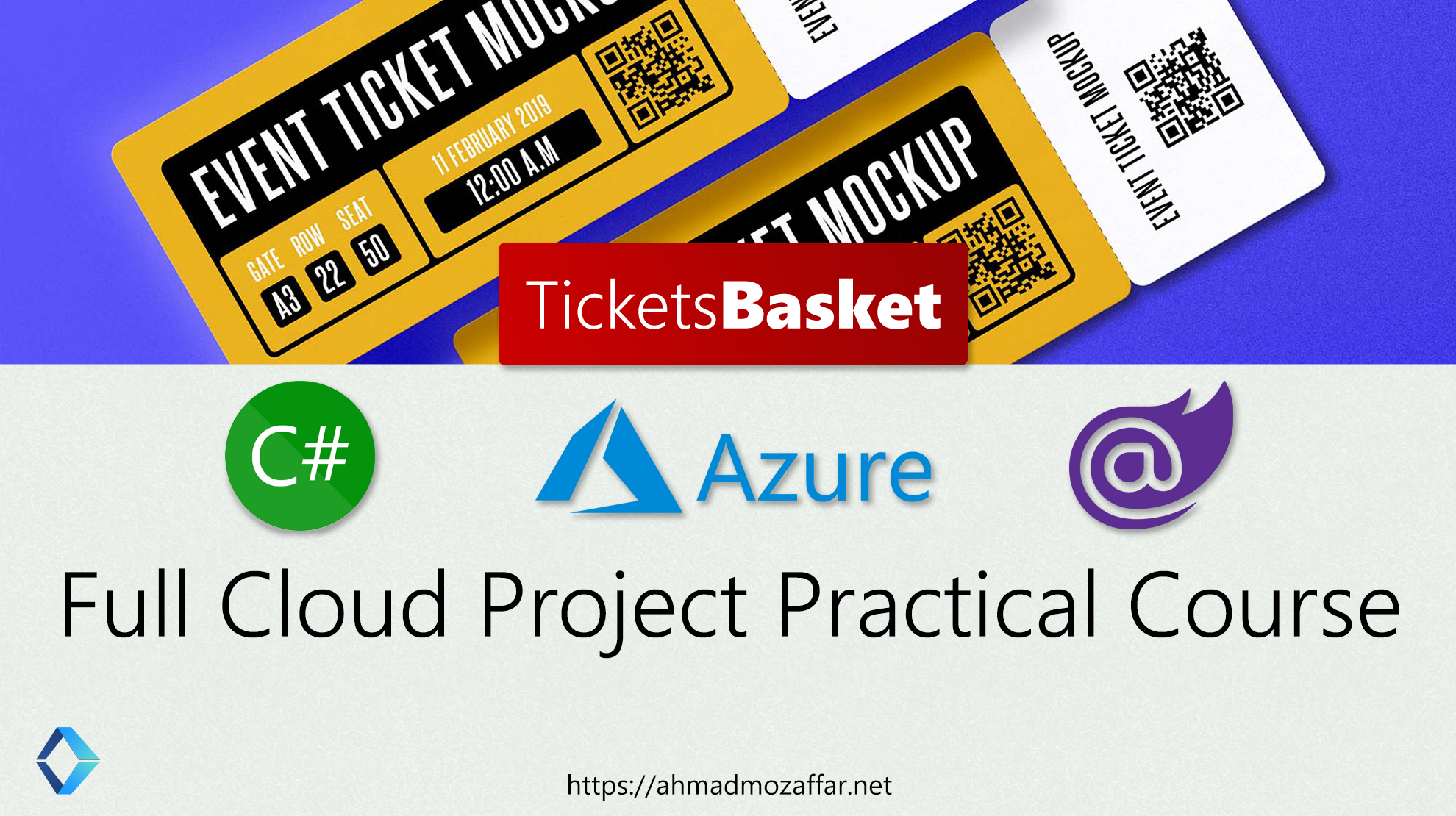 TicketsBasket | Full Cloud Project Practical Course with Azure and .NET Core